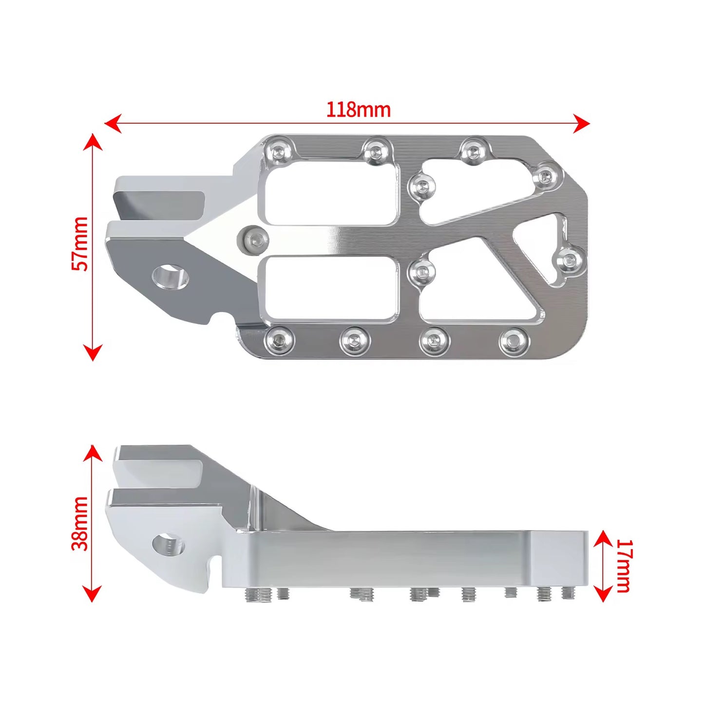 VoltShift foot pegs (BLACK)